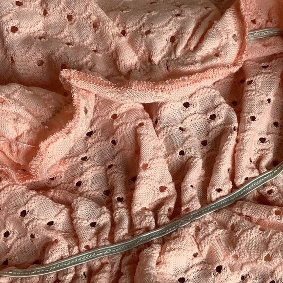 Baby Pink Eyelet Fancy Dress - Picture 5 of 6